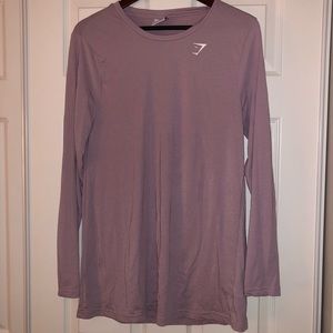 Gymshark Light Purple Long Sleeve Shirt